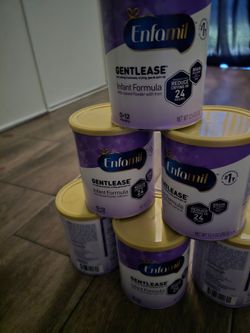 Enfamil Gentlease. UNOPENED.  $15 EACH CAN