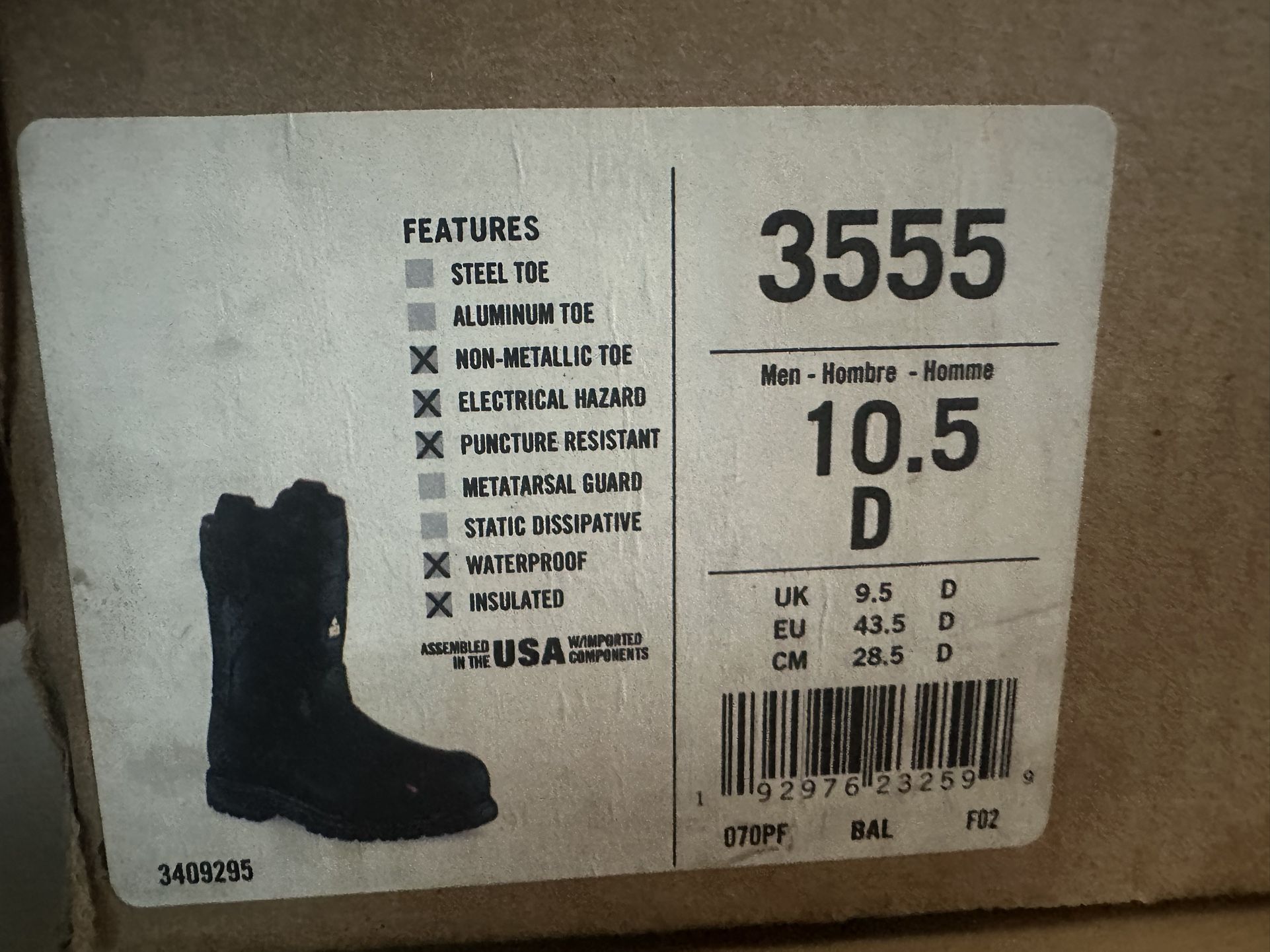Red Wing Water Proof Boots Size 10.5