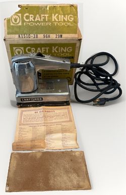 Vintage Craftsman Orbital Sander Model 945 Working w/ Box