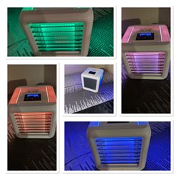 Easy Home Portable Air Cooler with LED Light ( work , office ….. new in box 