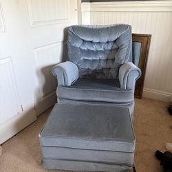 Swivel Rocker Chair (with foot rest)