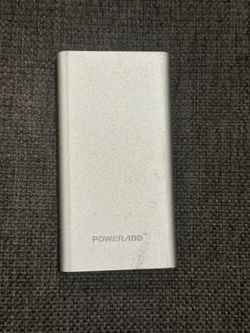 POWERADD Pilot 2GS 10000mAh Power Bank 2 USB Ports Micro-USB Silver Metallic