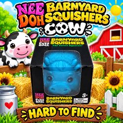 Squishy Toy • NeeDoh Barnyard Squishers Cow