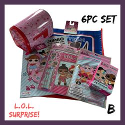 NWT Girls LoL Surprise! 6pc Gift Set B