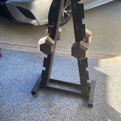 Dumbbell stand