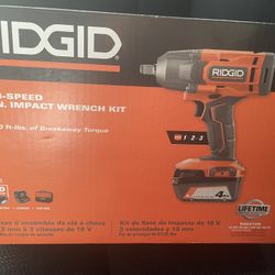 Ridgid 1/2 Inch  Impact Wrench Middle Size New 