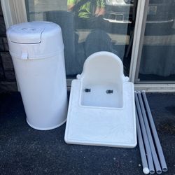 Diaper Pail And High Chair