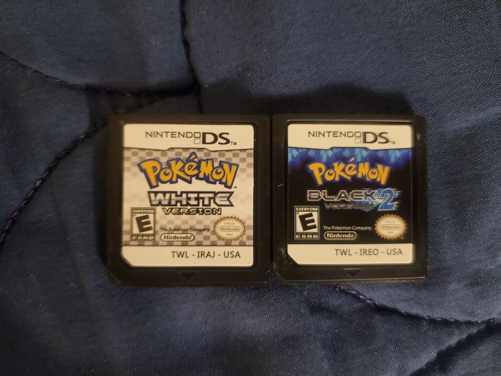 Pokemon White 1 And Black 2 Nintendo DS Video Game Cartridge