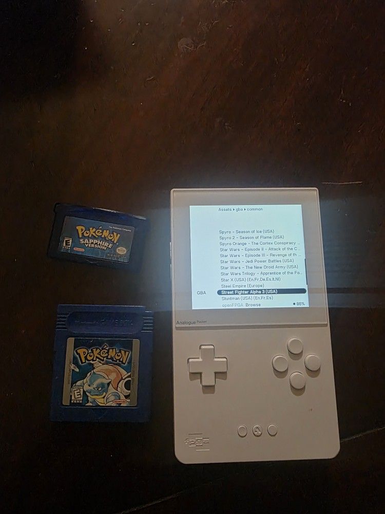 Analogue Pocket Pokemon Games 