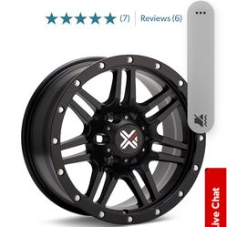 Dx4 7's Matte Black 20in Rims