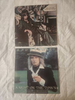 Rod Stewart 2 Vintage Vinyl Records