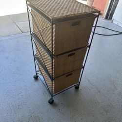 Storage Rack w/ 3  Baskets 