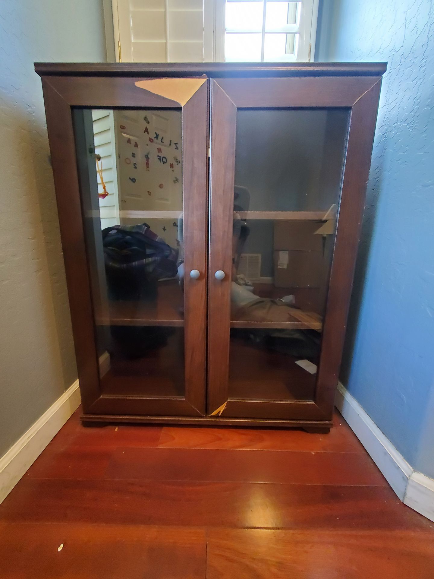 Ikea Cabinet with Glass Doors