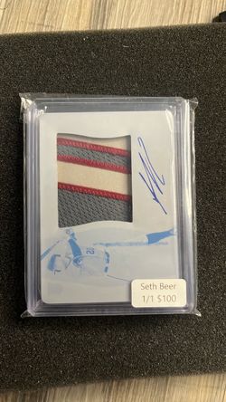 Seth Beer Autograph Patch Card 1/1