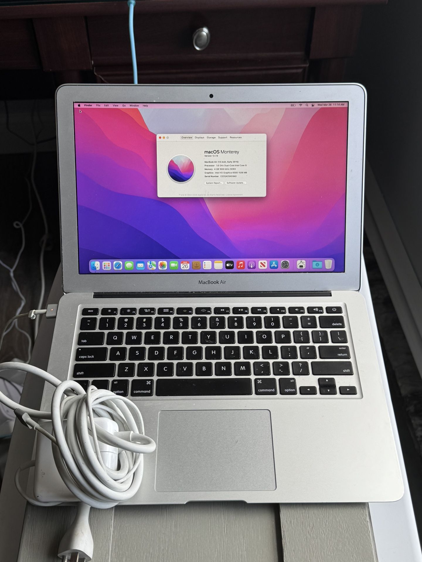 Apple MacBook Air 2022 Software