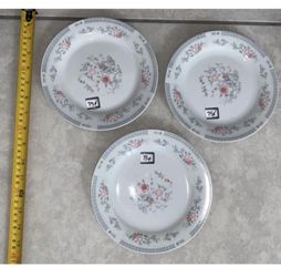 Porcelain ceramic plates Platos cerámicos de porcelana de postre