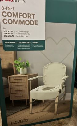3-in-1 Comfort Commode by Michael Graves  Never Opened