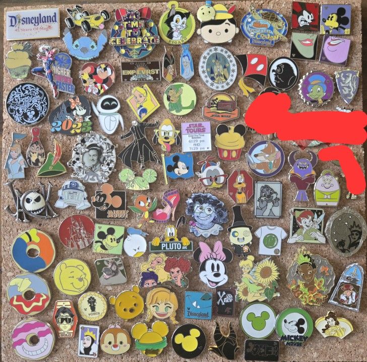 Disney Pins Up For Trade / For Sale