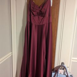 Burgundy Dress-formal