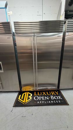 🔥 SUB-ZERO 48” BUILT-IN SIDE-BY-SIDE REFRIGERATOR/FREEZER – $8,999 🔥 Brand: Sub-Zero Model: BI-48SID/S/TH Size: 48” Built-In Year: 2021 Finish: Sta