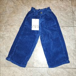 Zara fleece toddler kids pants new