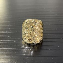 10k Solid Nugget Ring 🥶