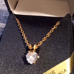 Zirconia Necklace Smaller Person