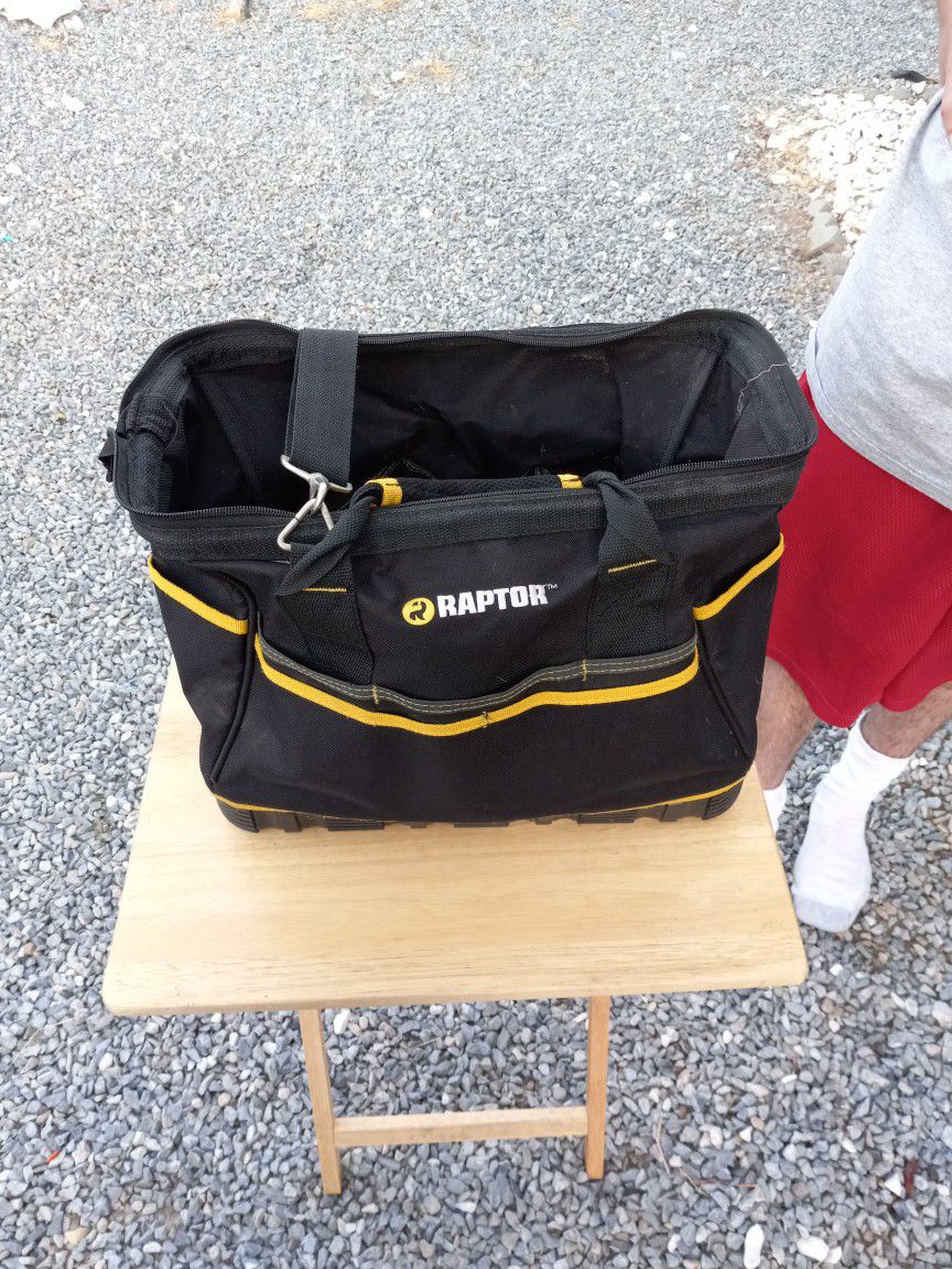 $5.00 - Raptor Tool Bag (15” Long X 9” Wide X 8” Tall)