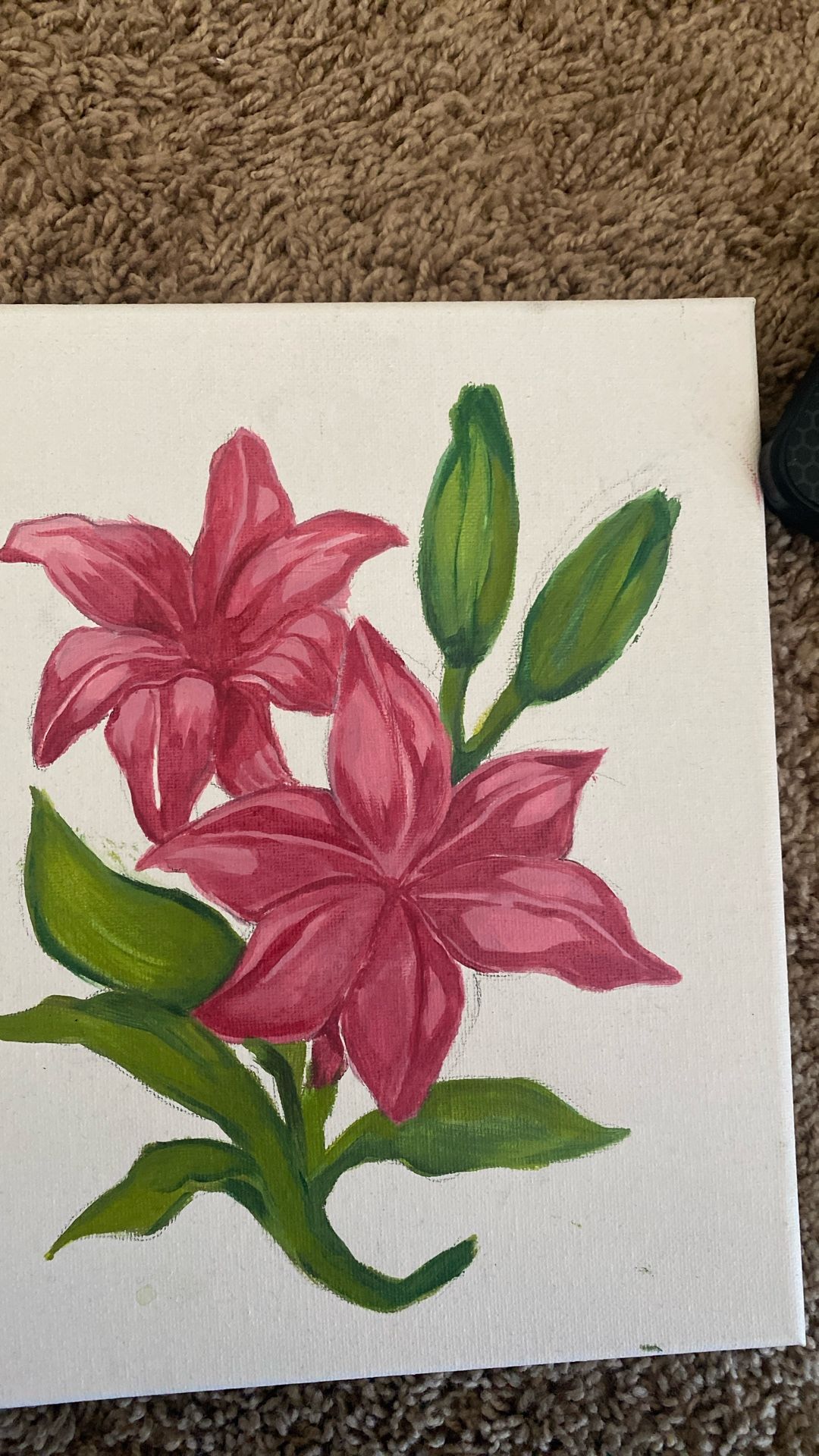 Medium Size Flowers Painting 