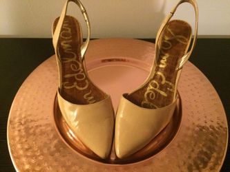 Sam Edelman slingback heels nude