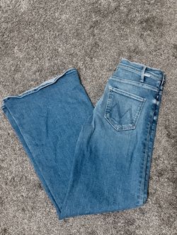MOTHER The Hustler Roller Sneak Jeans Size 29 – High Rise Wide Leg Denim