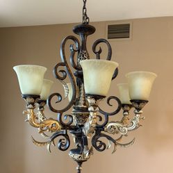 Elegant 6-Light Chandelier 
