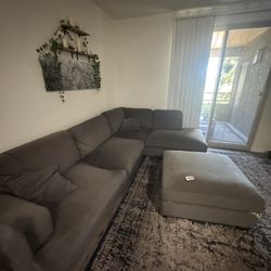 Grey Sectional Couch