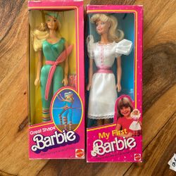 Vintage Barbies '83 & '84 & Skipper