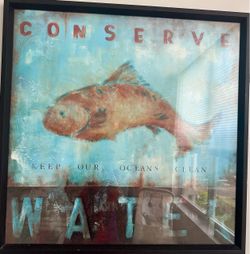 Picture - Wall Art -Conserve Water - Oceans