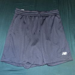 New Balance Men's Sport Essentials Mesh Shorts in Blue Athletic