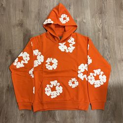 Size L- Denim Tears Cotton Wreath Orange