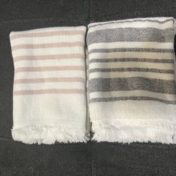 Hearth & Hand Striped Washcloths 
