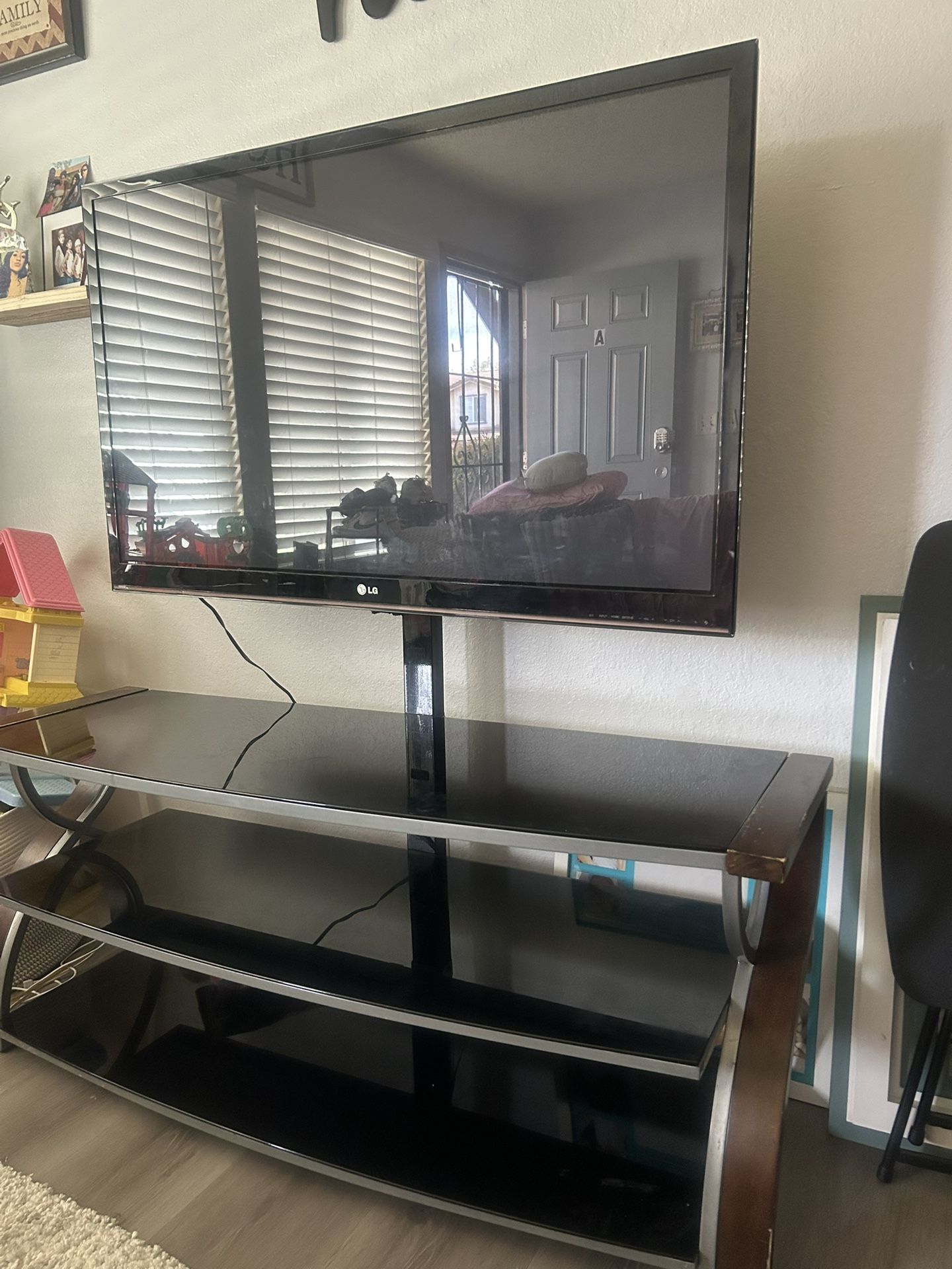 LG 55” Including TV Stand