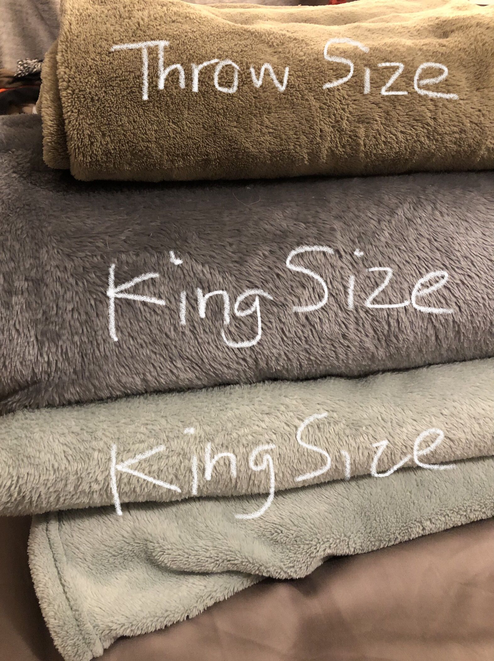 3 Fleece Blankets
