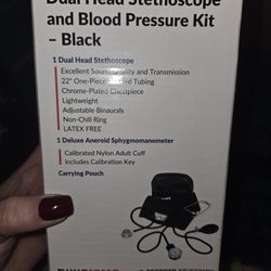 dual head stethoscope & blood pressure kit