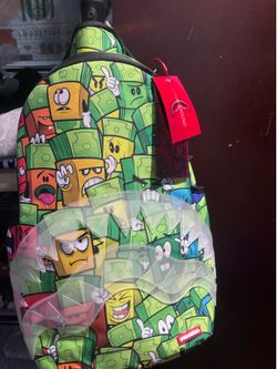 Spray ground backpack