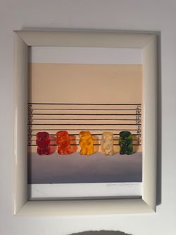 Framed Poster - Gummy Bear line-up