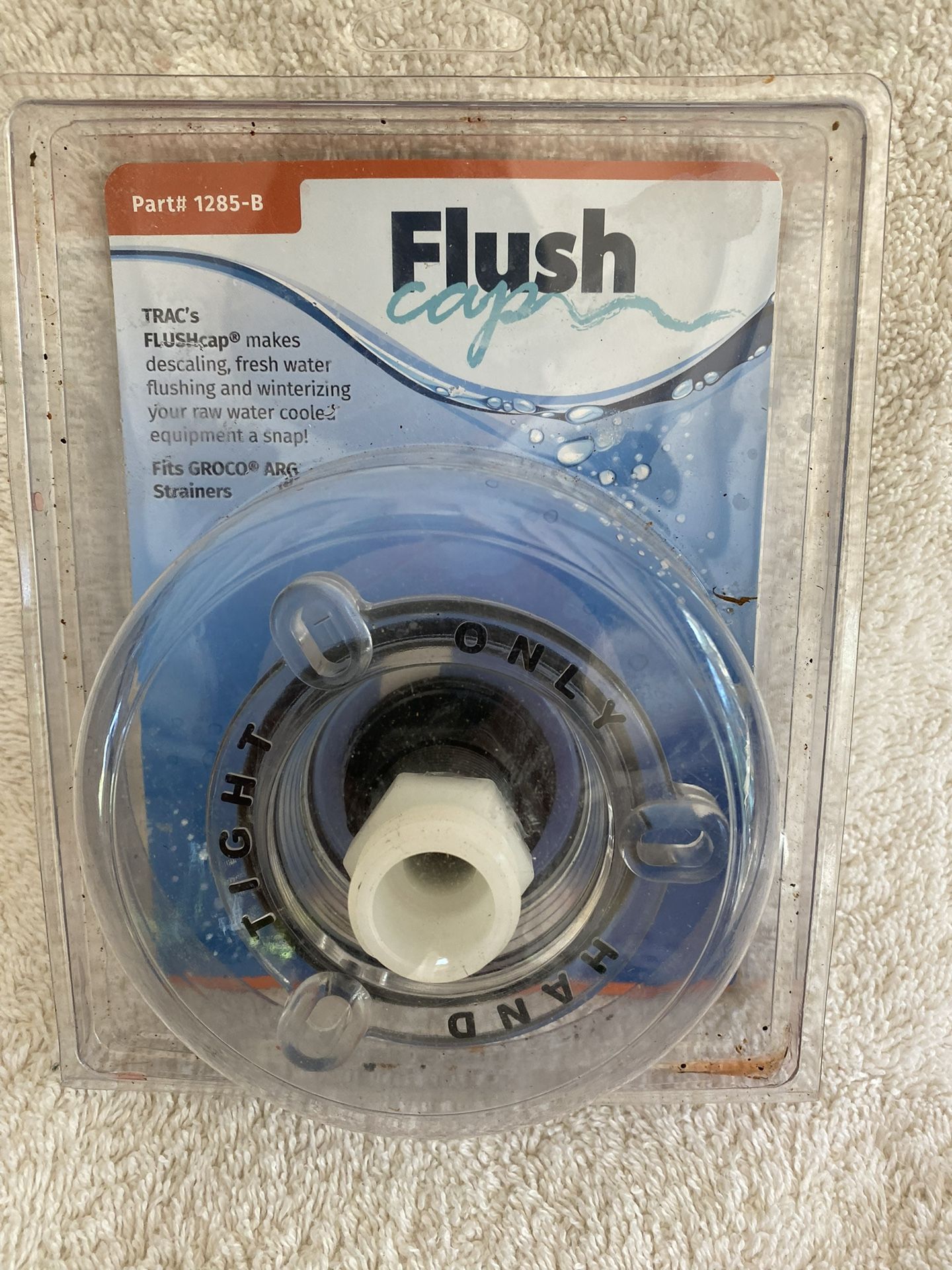 Trac Flush Cap For Graco 2 1/2 inch Seawater Strainer