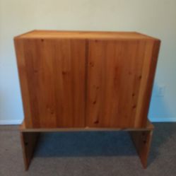 Knotty Pine Cabinet