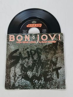 Bon Jovi • You Give Love a Bad Name 7" Vinyl Single