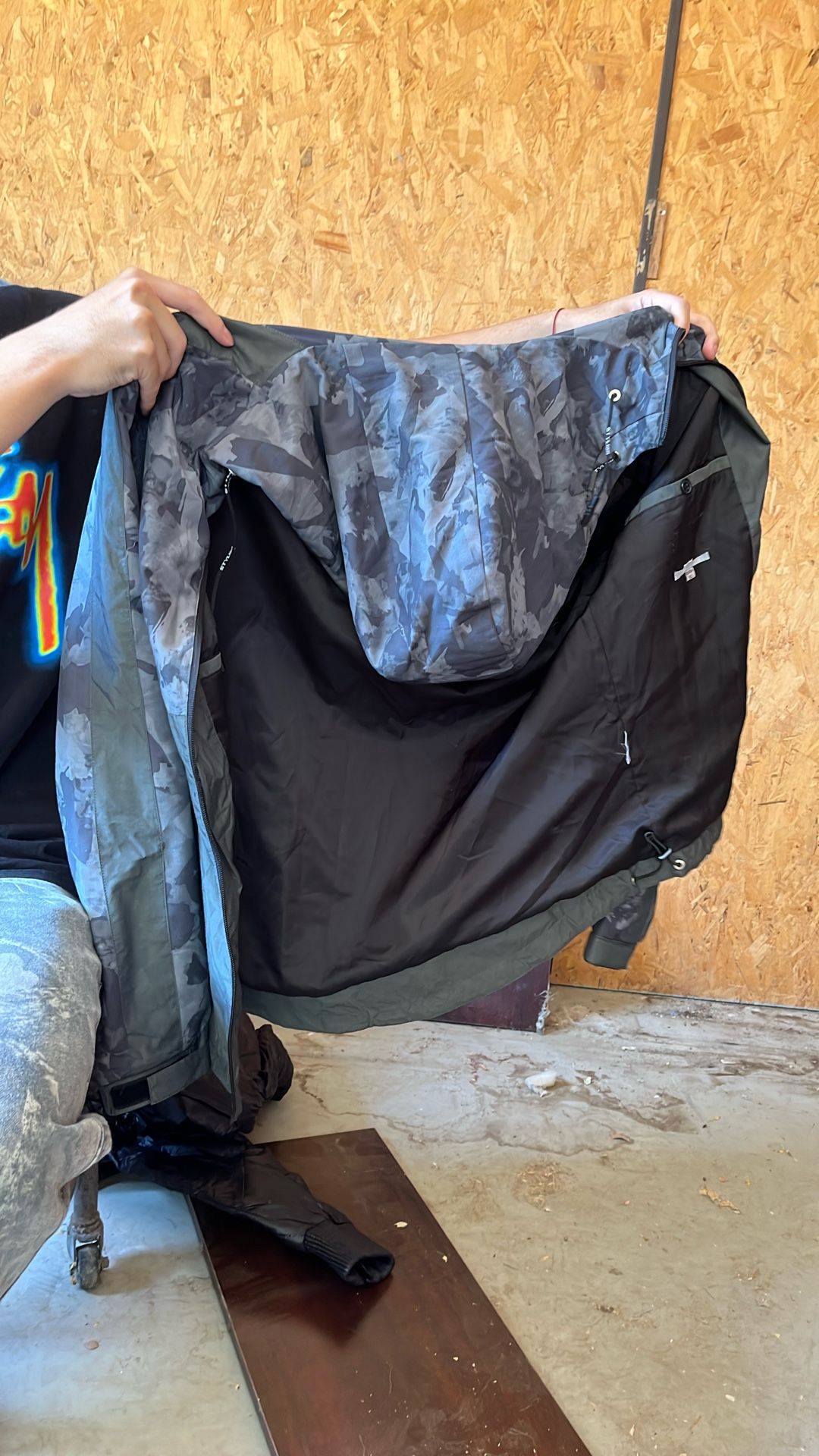 Camo Windbreaker