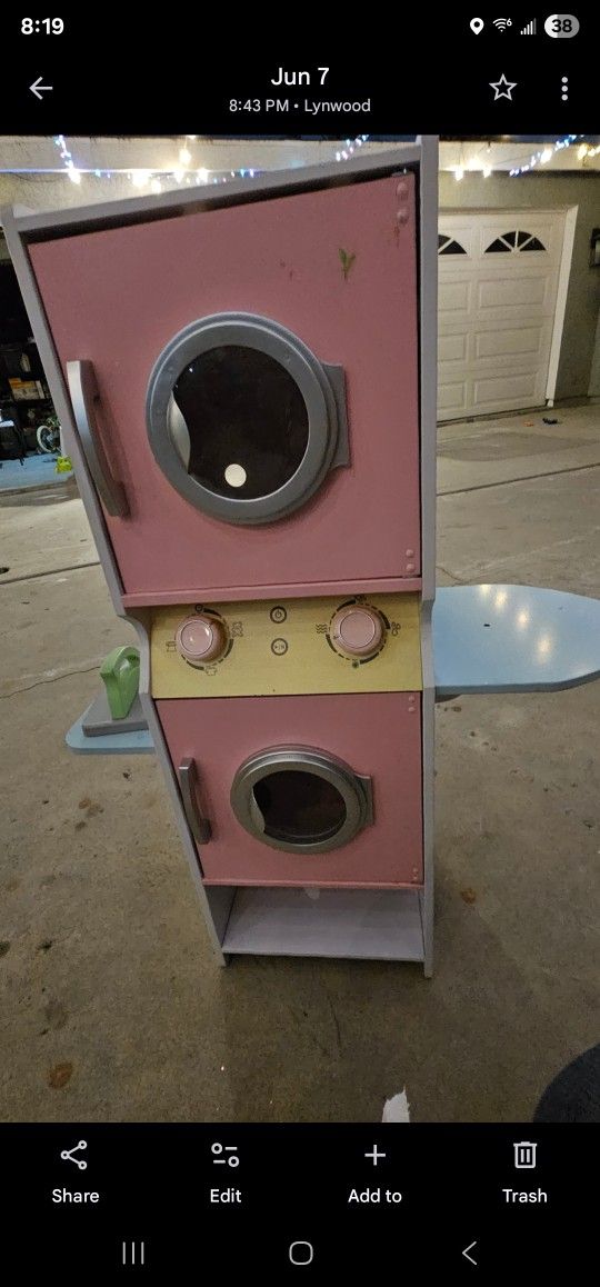 Toy Washer and Dryer