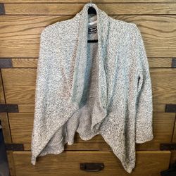 BNCI Gray Pocketed Shawl Cardigan