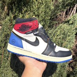 Jordan 1 Retro High OG SP Fragment x Union LA Varsity Red Sport Royal